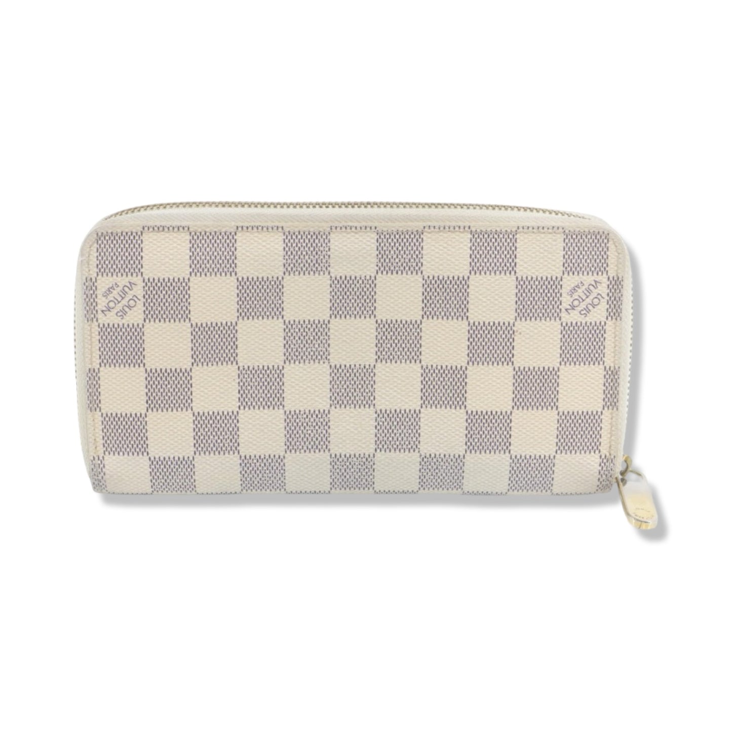 Pre-Owned Louis Vuitton Damier Azur Canvas Zippy Wallet - LV1592