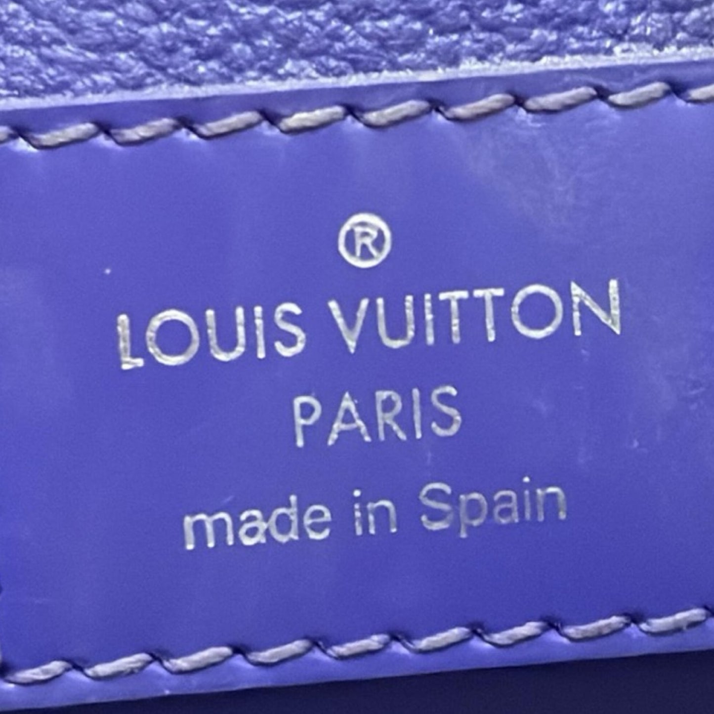 Pre-Owned Louis Vuitton Purple Epi Leather Cosmetic Pouch - LV1353