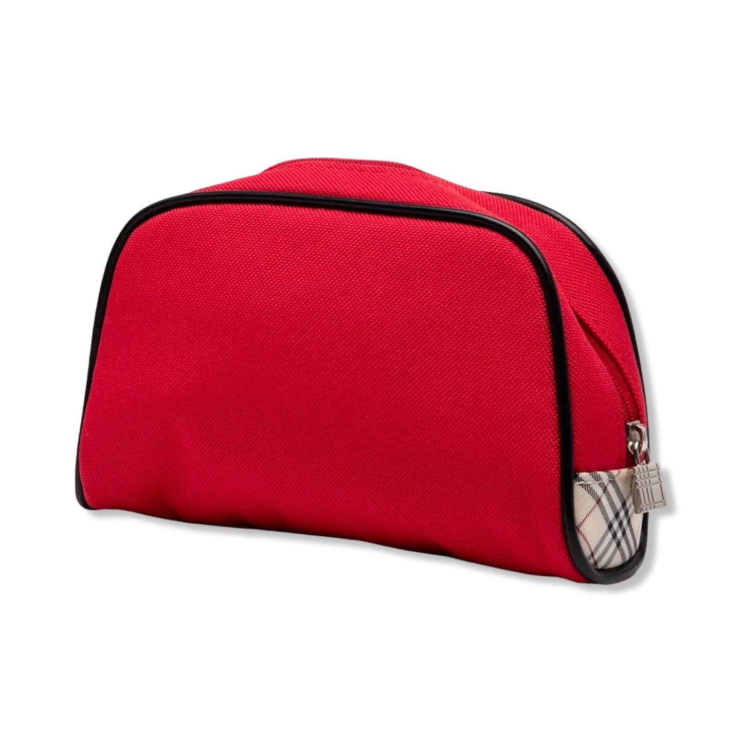 Pre-Owned Burberry Red Canvas Cosmetic Pouch -  BB1069