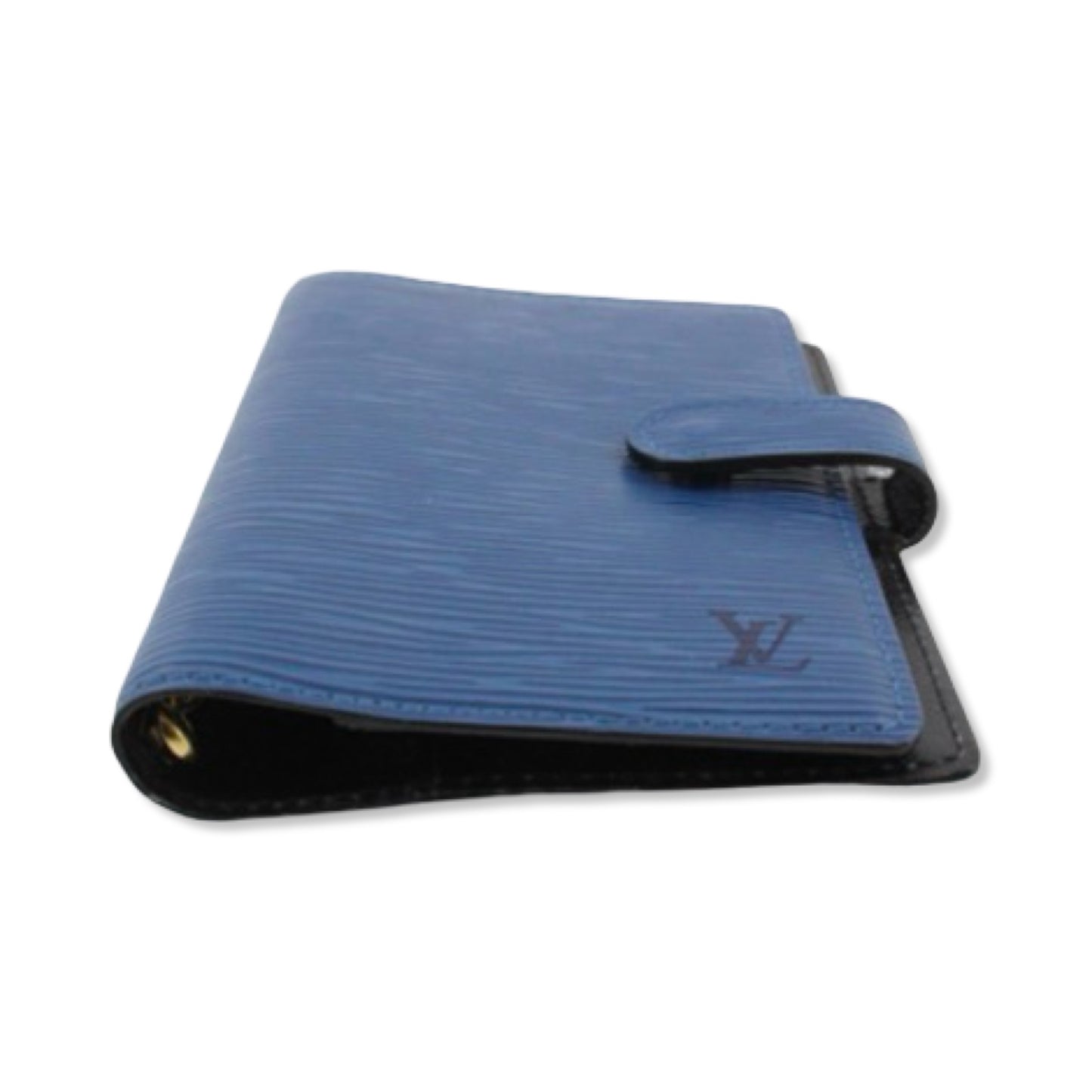 Pre-Owned Louis Vuitton Monogram Epi Leather Toledo Blue Small Ring Agenda Cover - LV1665