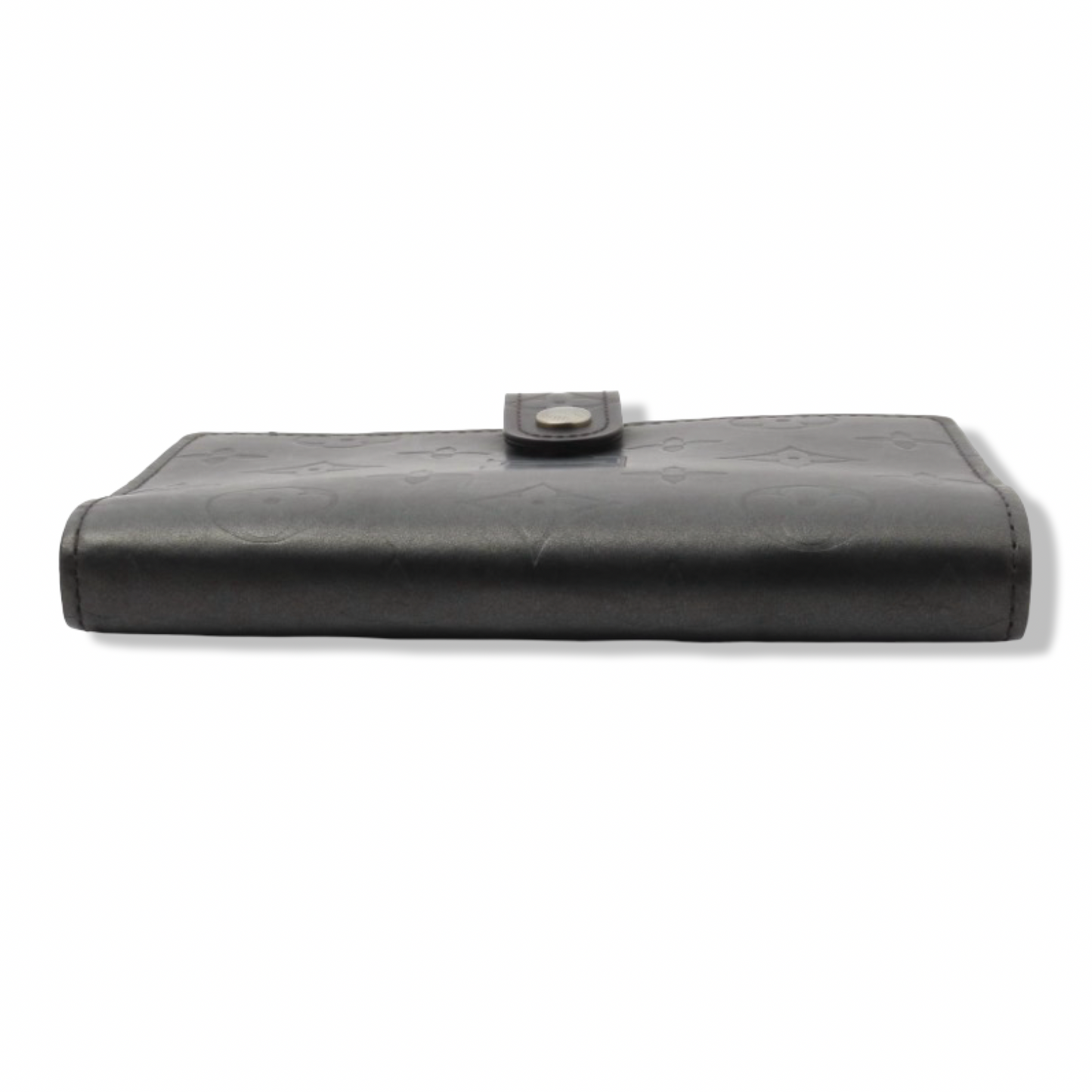 Pre-Owned Louis Vuitton Monogram Vernis Mat Leather Silver Small Ring Agenda Cover - LV2050