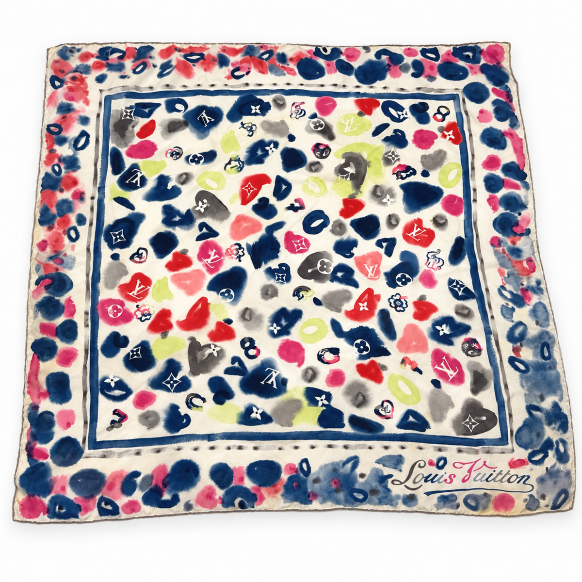 Pre-Owned Louis Vuitton Square 70 Silk Scarf - LV2135