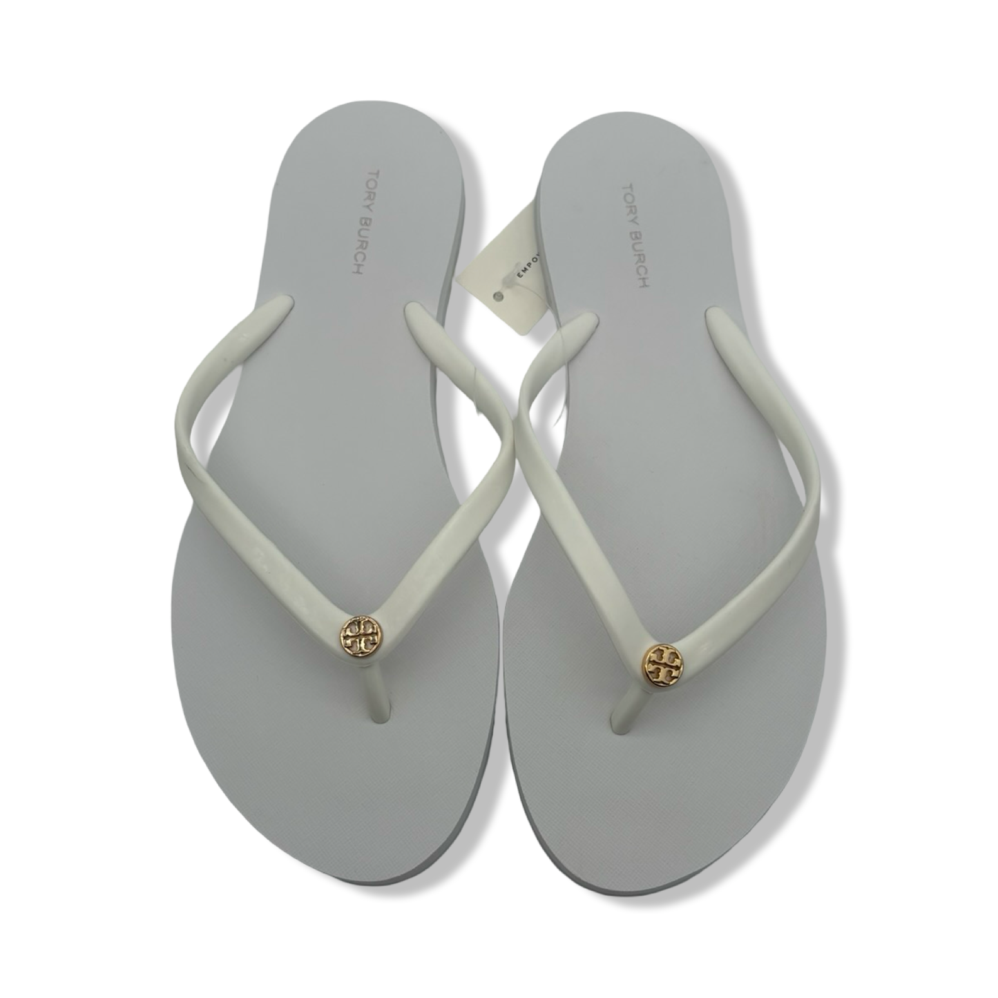 Pre-Owned Tory Burch Women's Chelsea Flip Flop Sandals 171947 (Optic White) (US Footwear Size System, Adult, Women, Numeric, Medium, 9) - B0BBPGS3FQ