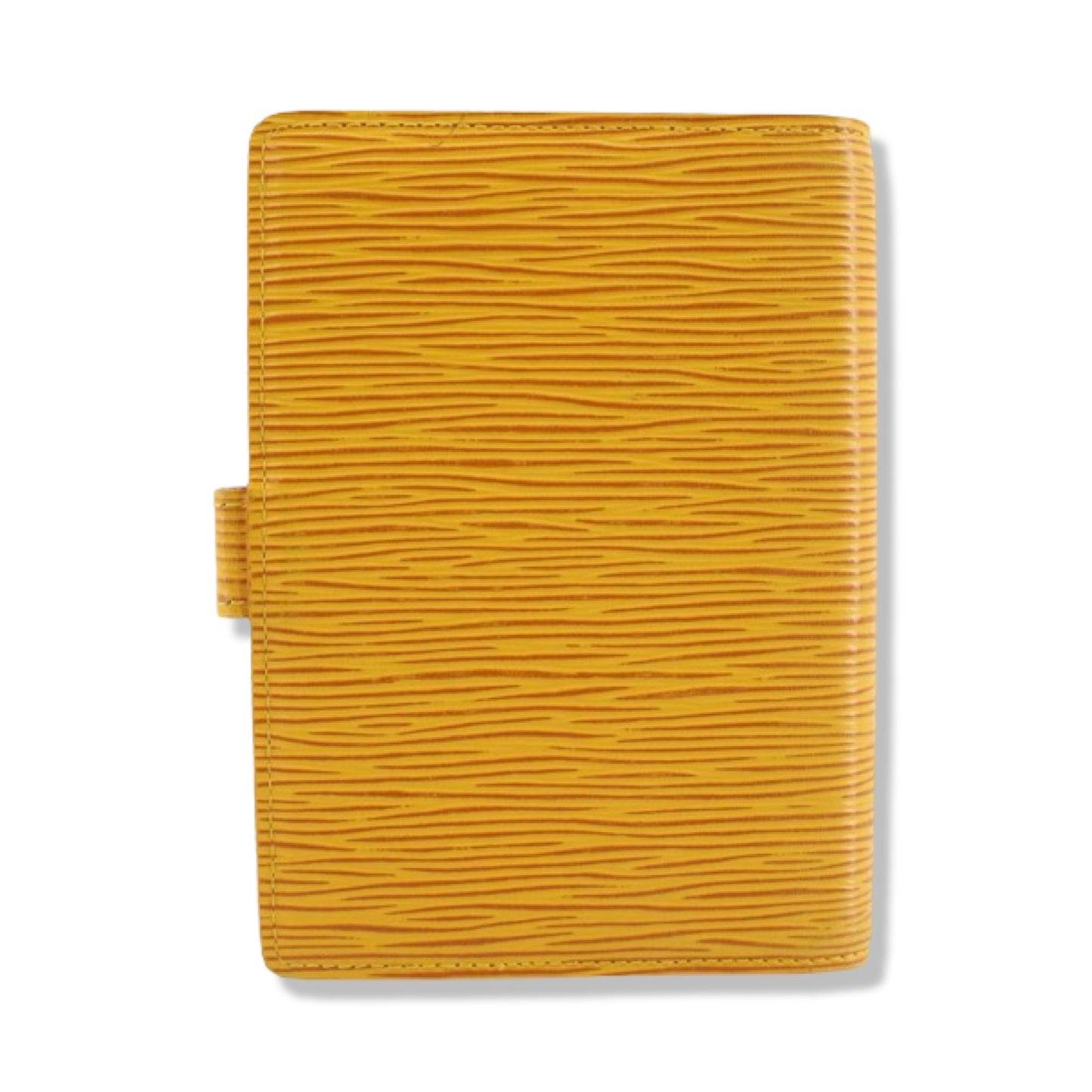 Pre-Owned Louis Vuitton Epi Leather Yellow Small Ring Agenda Cover - LV1418