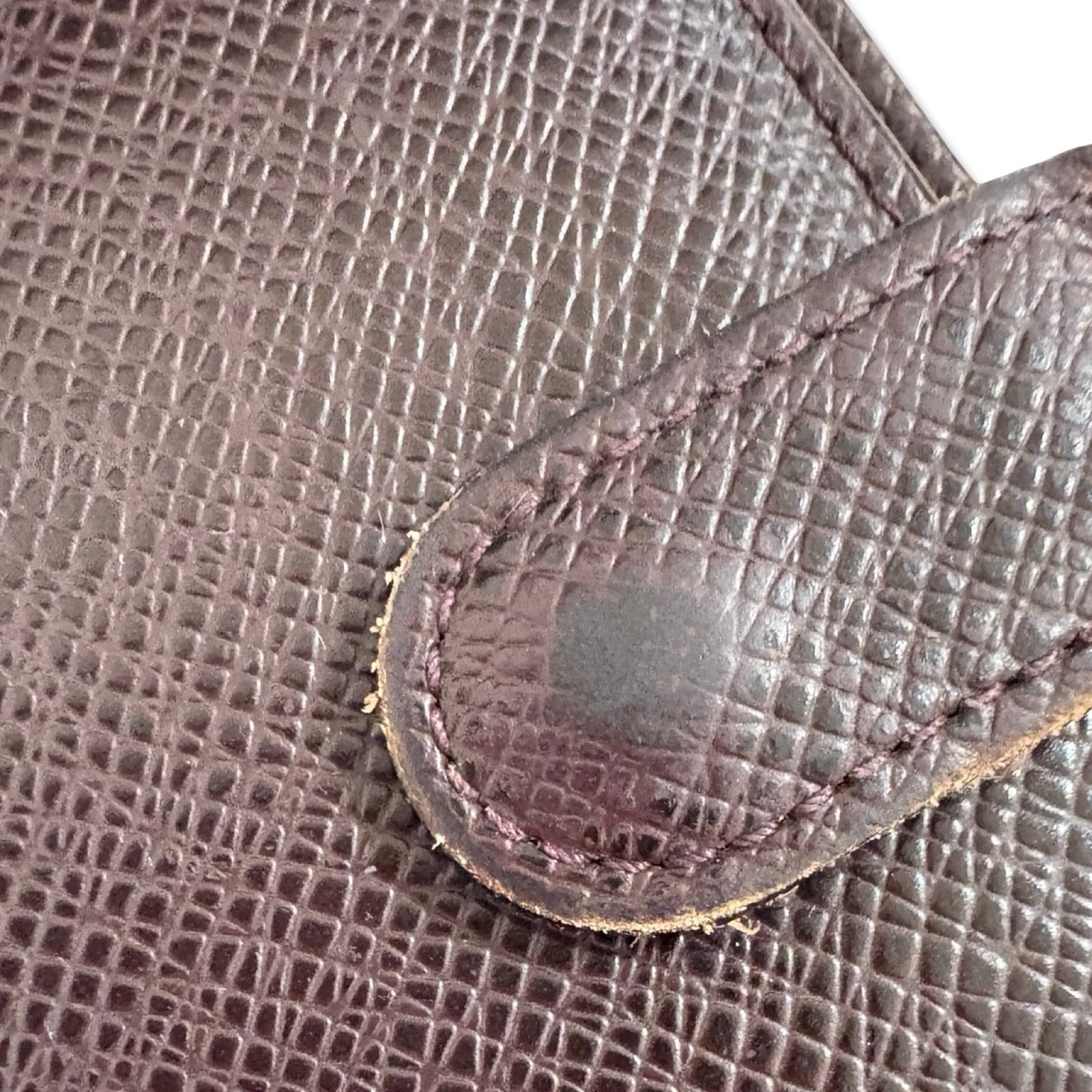 Pre-Owned Louis Vuitton Tiaga Leather Brown Small Ring Agenda Cover - LV1203