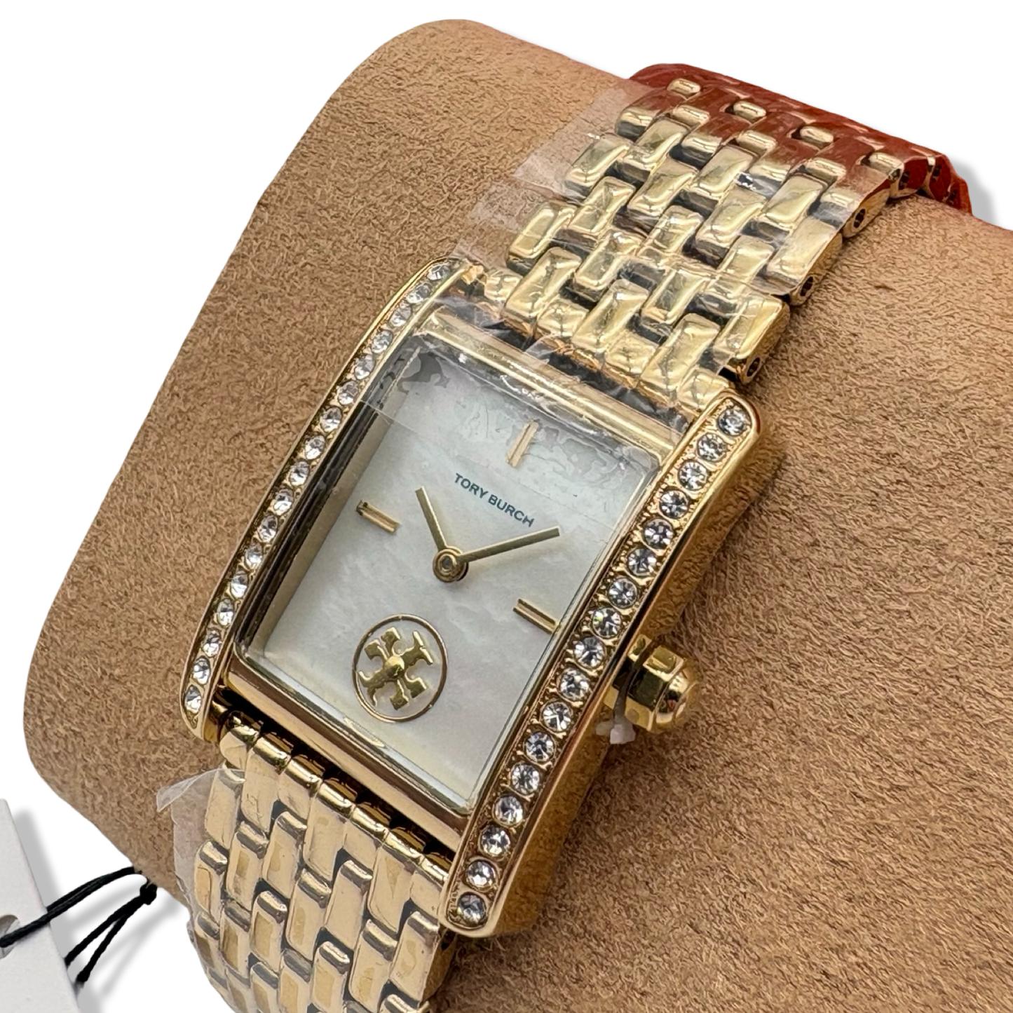 Pre-Owned Tory Burch Eleanor Gold-Tone Stainless Steel Bracelet Watch - Model TBW1073