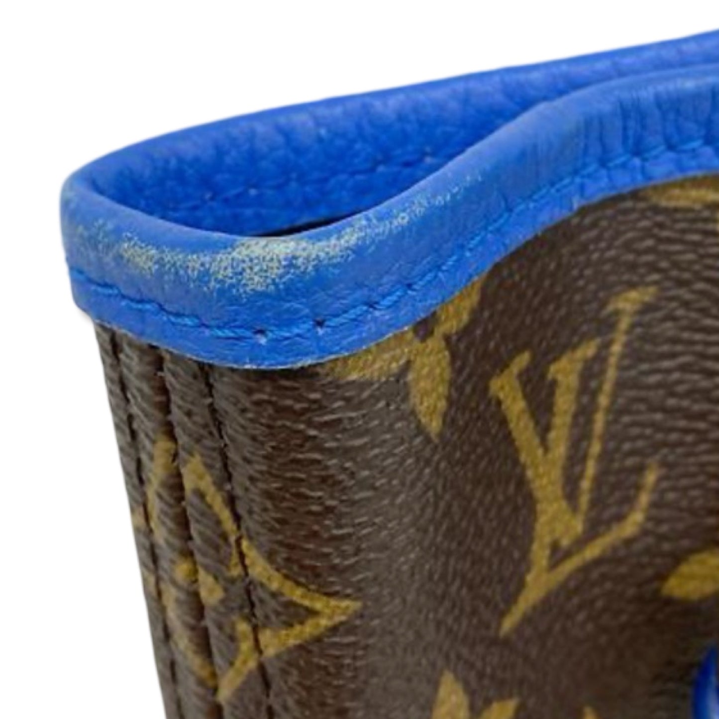 Pre-Owned Louis Vuitton Monogram Articles de Voyage Ikat Neverfull MM Grand Blue - LV1609