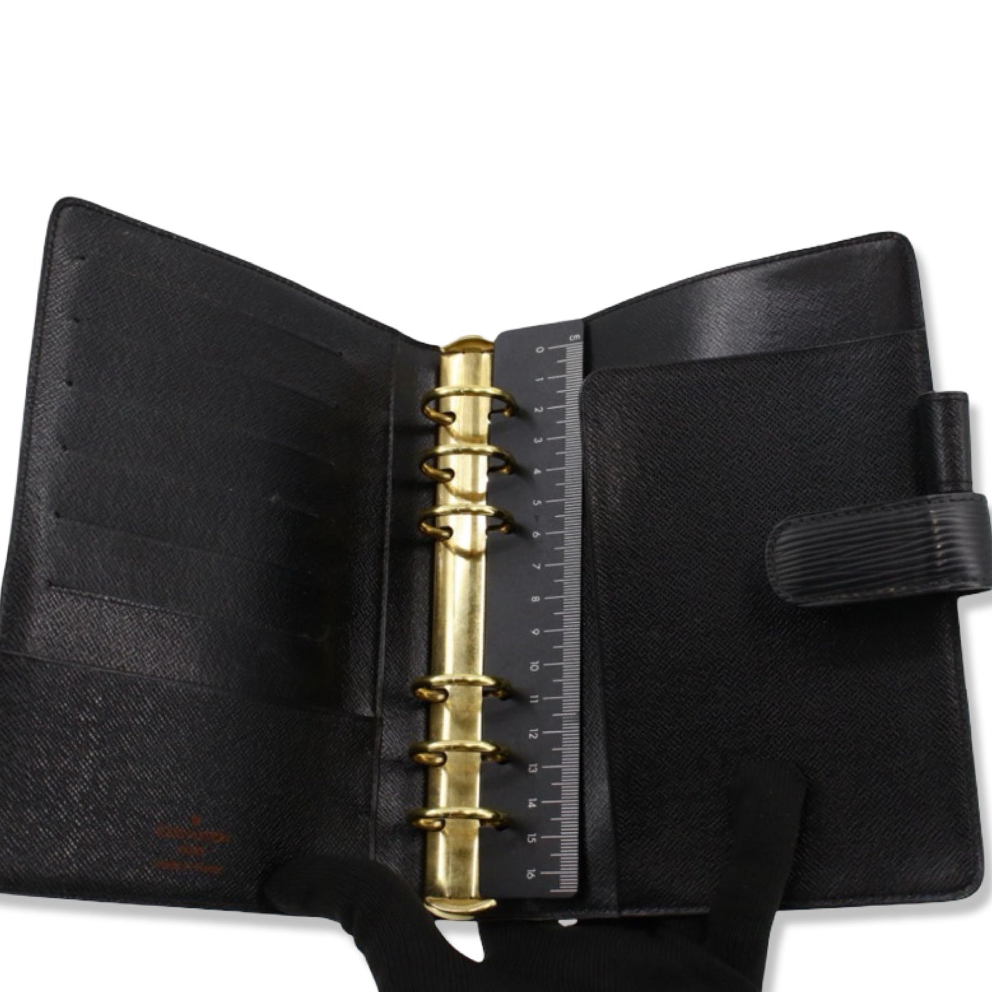 Pre-Owned Louis Vuitton Epi Leather Black Medium Ring Agenda - LV1578