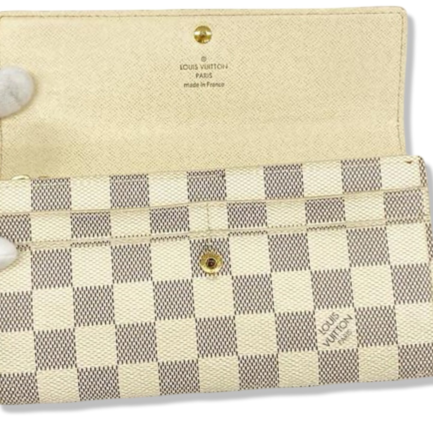 Pre-Owned Louis Vuitton Damier Azur Canvas Sarah Wallet - LV1585