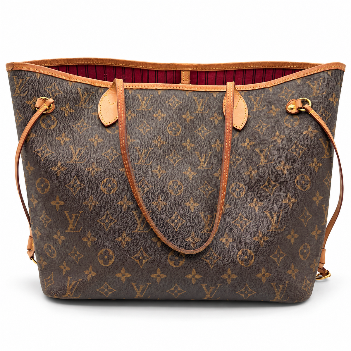 Pre-Owned Louis Vuitton Monogram Canvas Neverfull MM with Pouch - LV2137