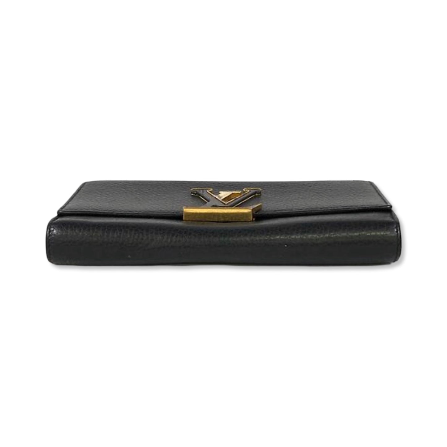 Pre-Owned Louis Vuitton Cowhide Leather Capucines Wallet - LV1730