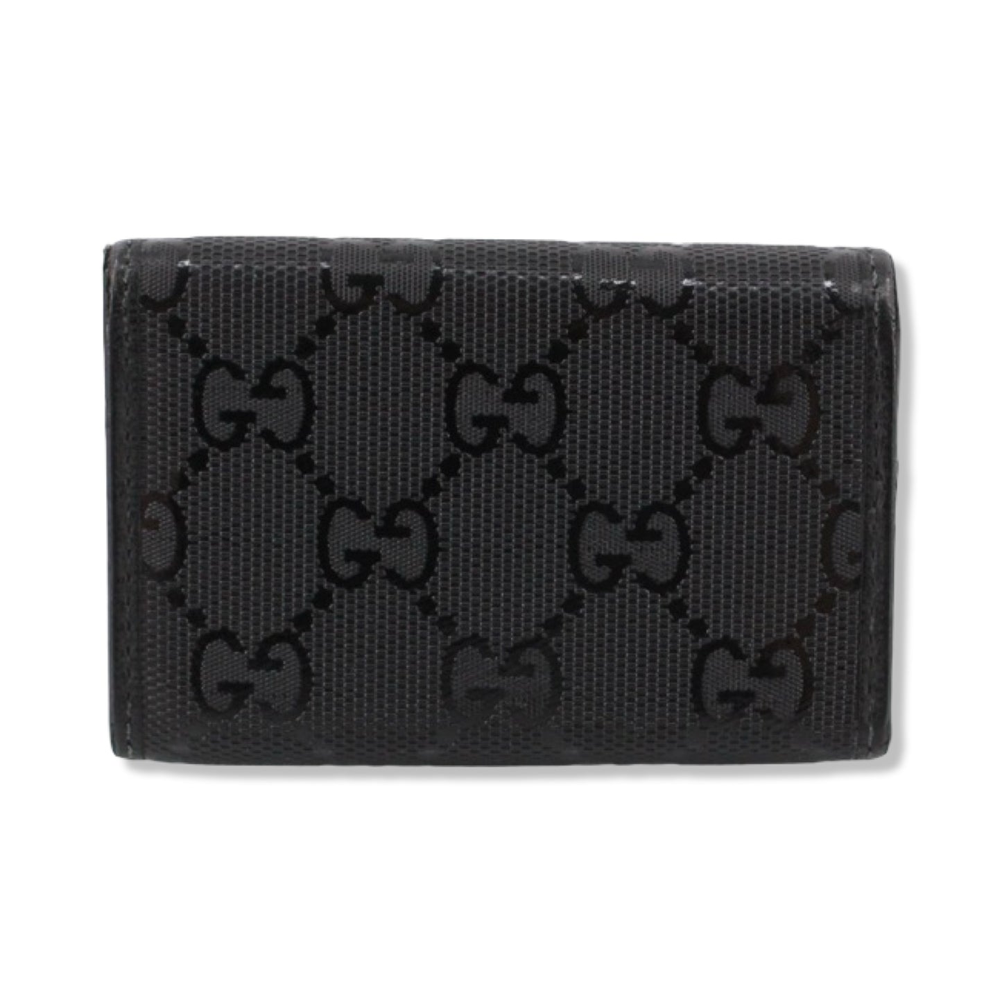 Pre-Owned Gucci GG Supreme Canvas Key Holder with GG Charm - G1097