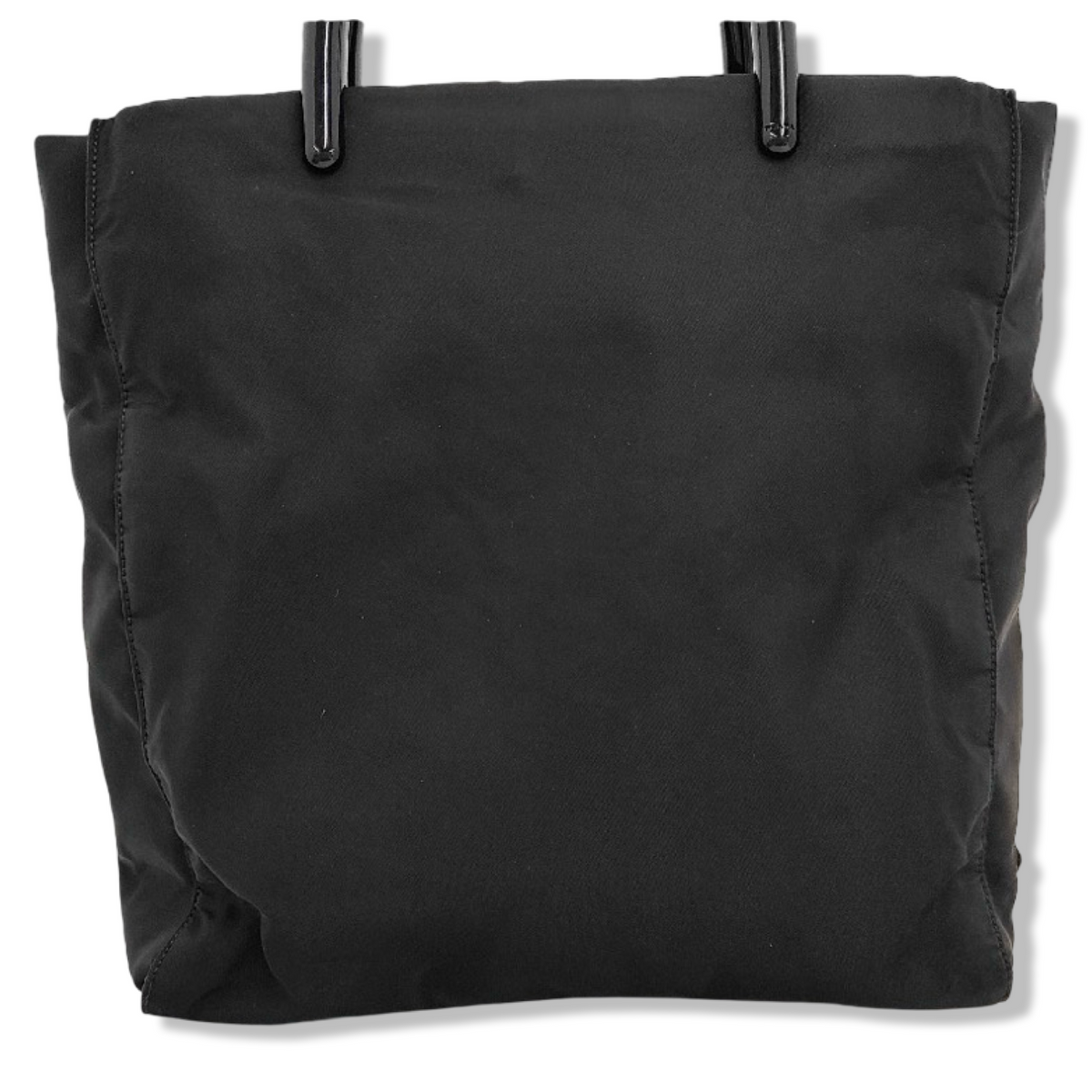 Pre-Owned Prada Top Handle Black Nylon Bag - P1048