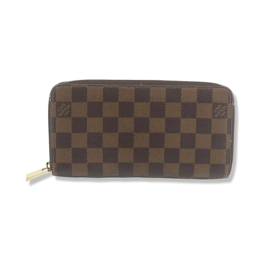 Pre-Owned Louis Vuitton Damier Ebene Canvas Zippy Wallet - LV1589
