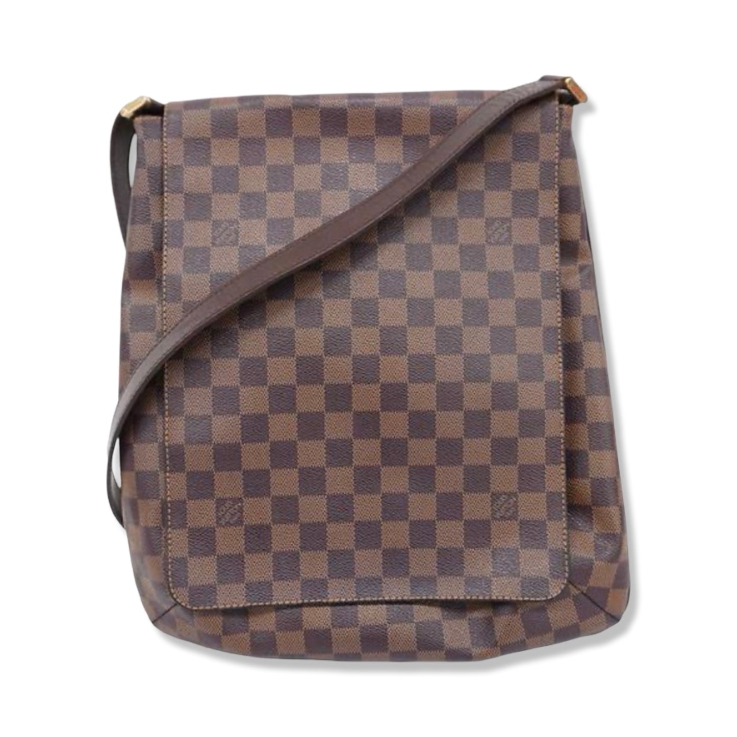 Pre-Owned Louis Vuitton Damier Ebene Canvas Musette Salsa Long Strap - LV1475