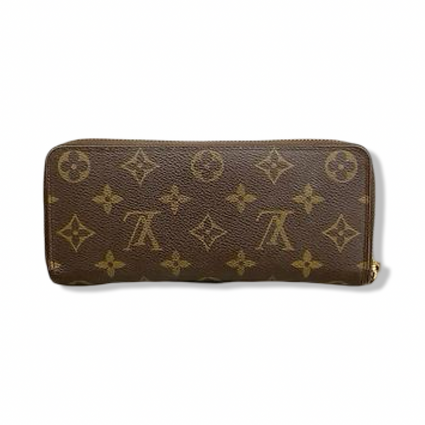 Pre-Owned Louis Vuitton Clemence Wallet Monogram Canvas with Orange Interior - LV2043