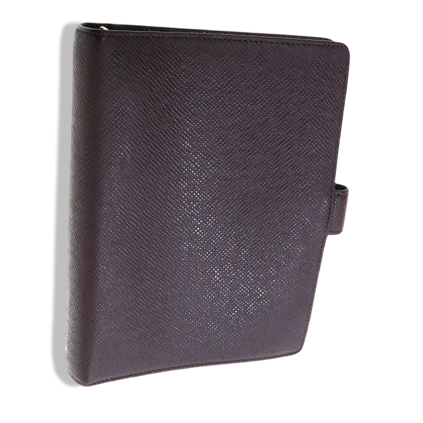 Pre-Owned Louis Vuitton Taiga Leather Burgundy Medium Ring Agenda - LV1992