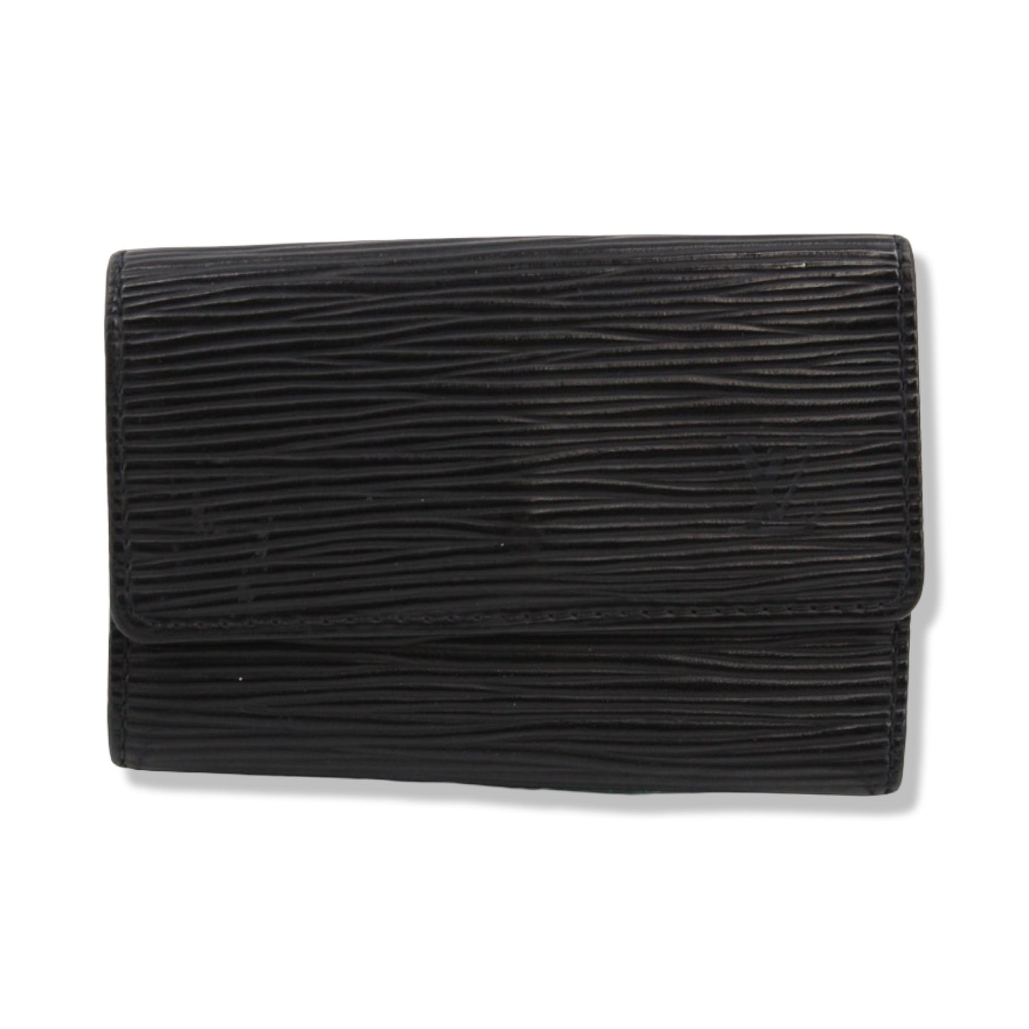 Pre-Owned Louis Vuitton Multicle 6 Key Case Black Epi Leather - LV1424
