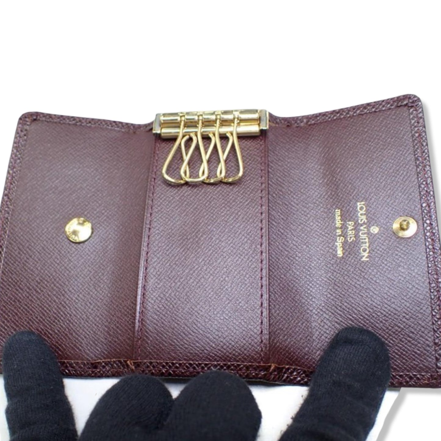 Pre-Owned Louis Vuitton Taiga Leather Multicle 4 Key Case - LV1403
