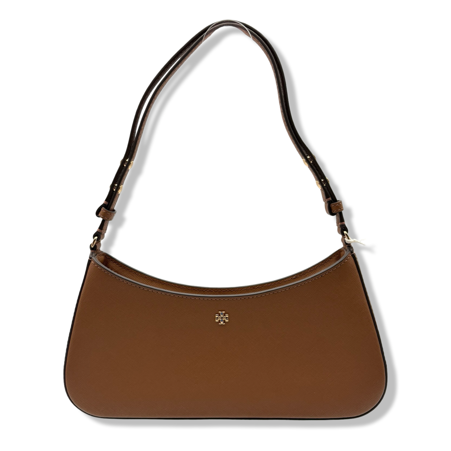 Pre-Owned Tory Burch Emerson Leather Zip Shoulder Bag (moose)