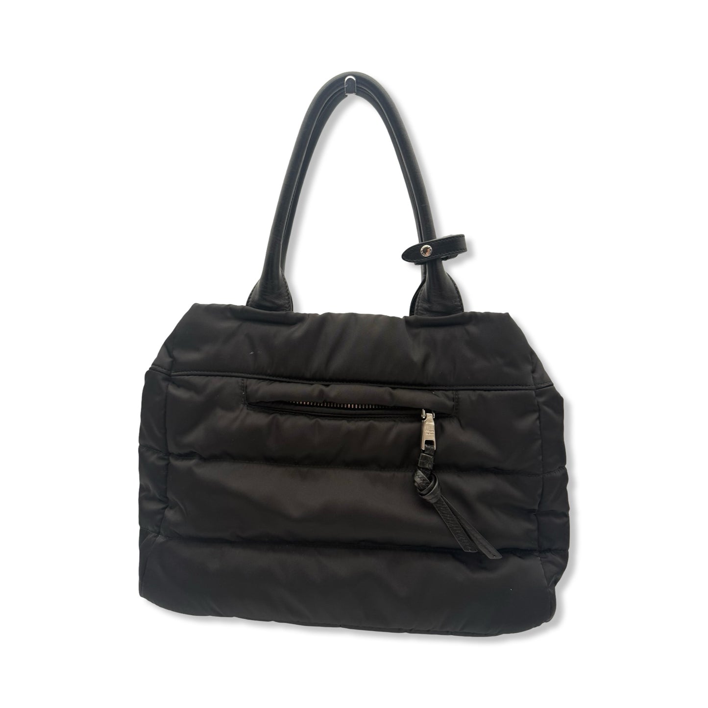 Pre-Owned Prada Black Nylon Tote - P1041
