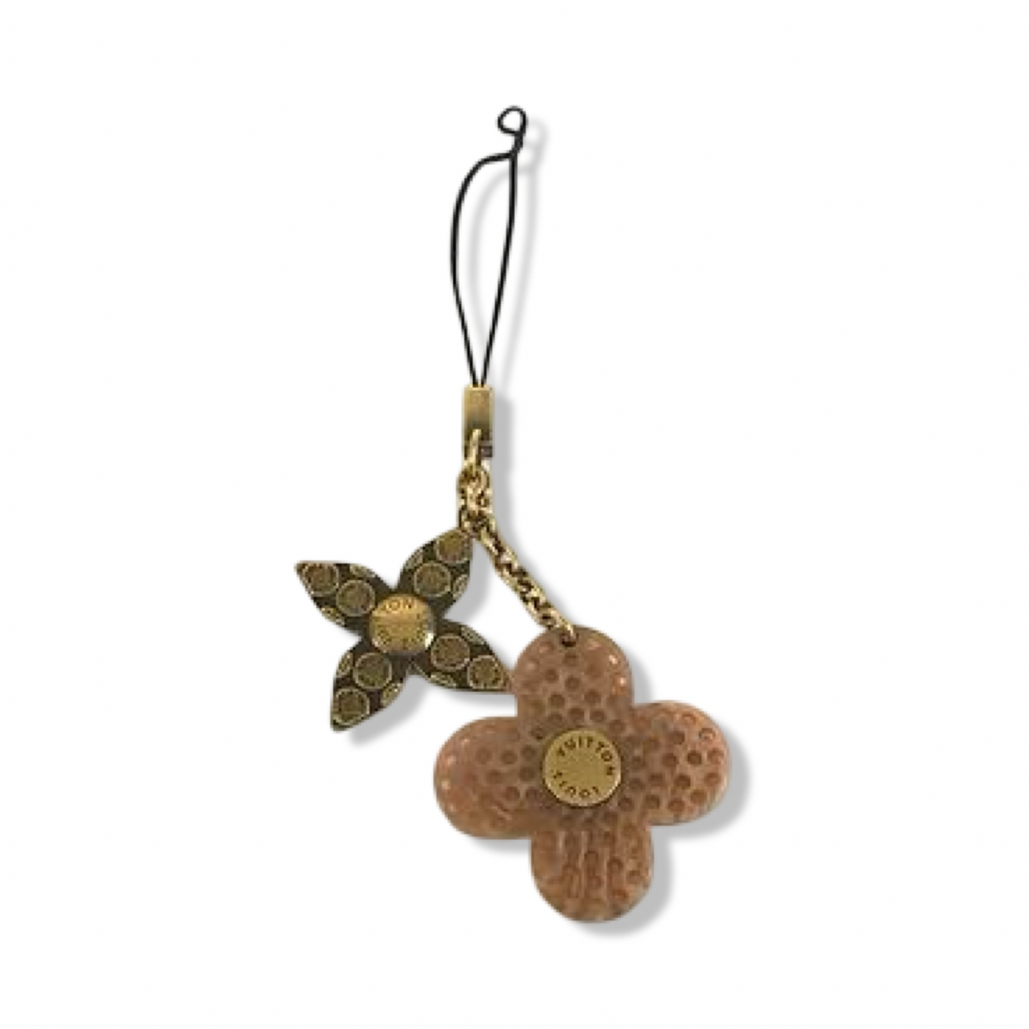 Pre-Owned Louis Vuitton Bijoux Sacklock Flower Key Ring - LV2029