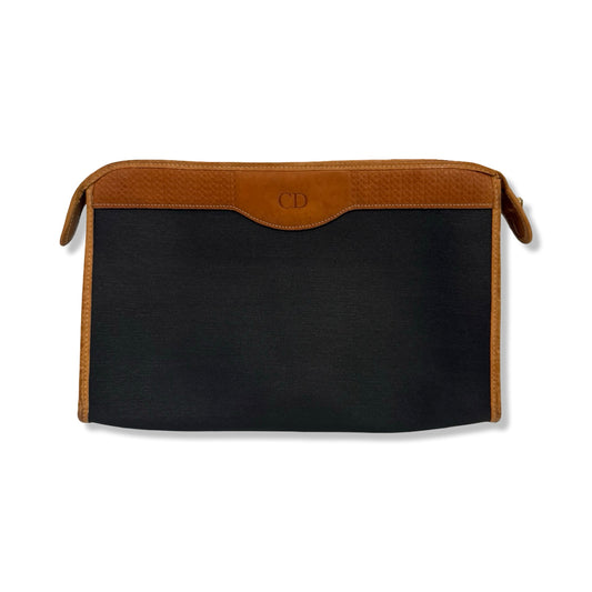 Pre-Owned Dior Coated Canvas Zip Pouch - DIO1013
