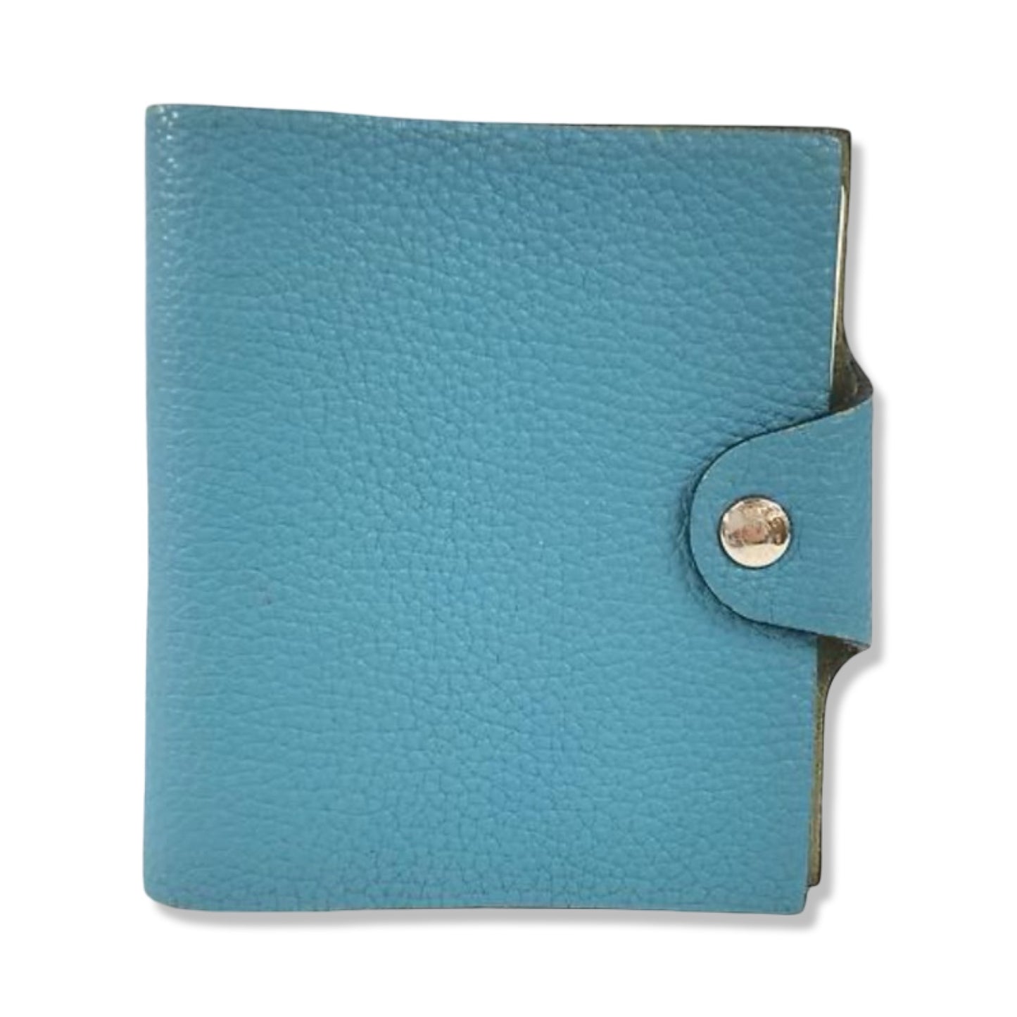 Pre-Owned Hermes Leather Notebook Cover - Blue - HER1016