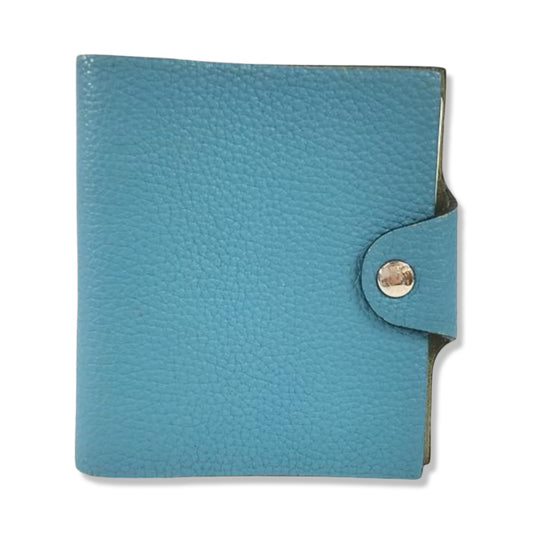 Pre-Owned Hermes Leather Notebook Cover - Blue - HER1016