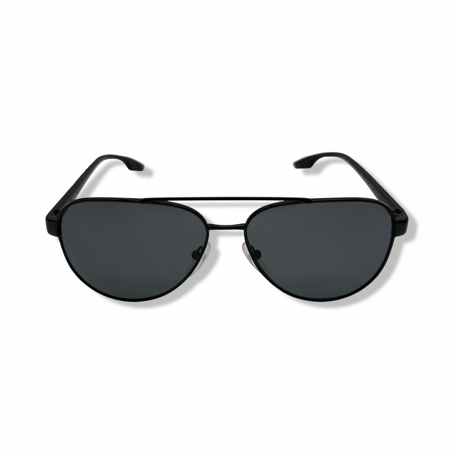 Pre-Owned Prada Men's Sunglasses Shiny Black Frame - P1047