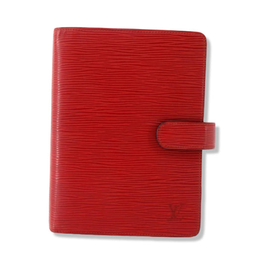 Pre-Owned Louis Vuitton Epi Leather Red Medium Ring Agenda - LV1211