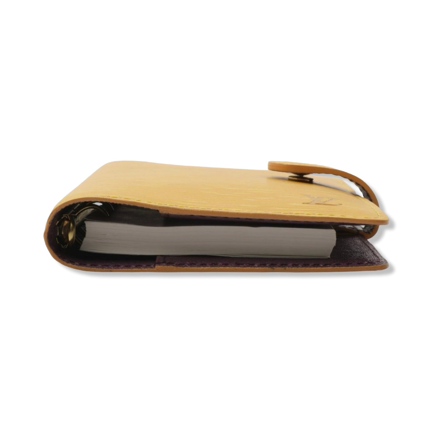 Pre-Owned Louis Vuitton Epi Leather Yellow Small Ring Agenda Cover - LV2024