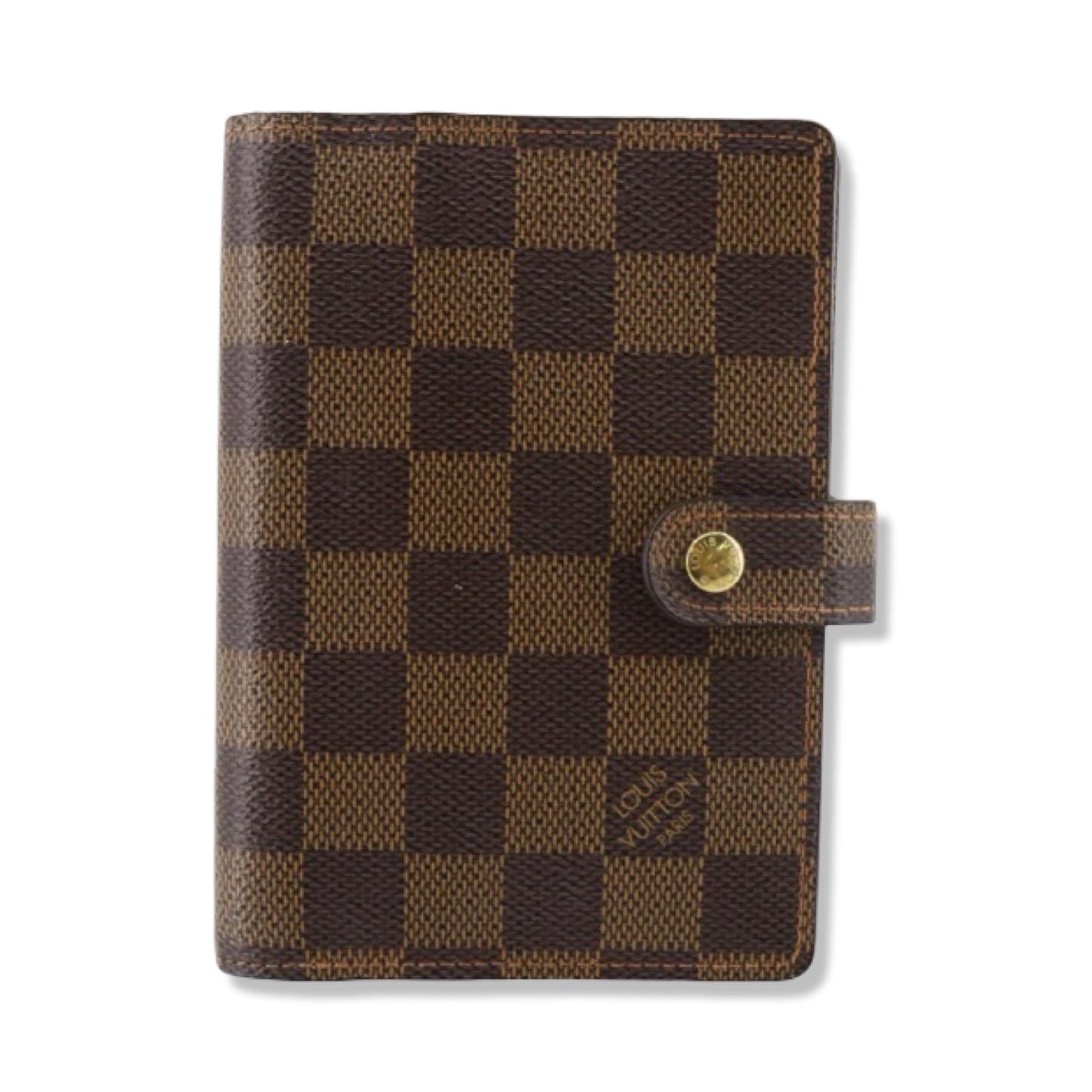 Pre-Owned Louis Vuitton Damier Ebene Canvas Small Ring Agenda Cover - LV1519