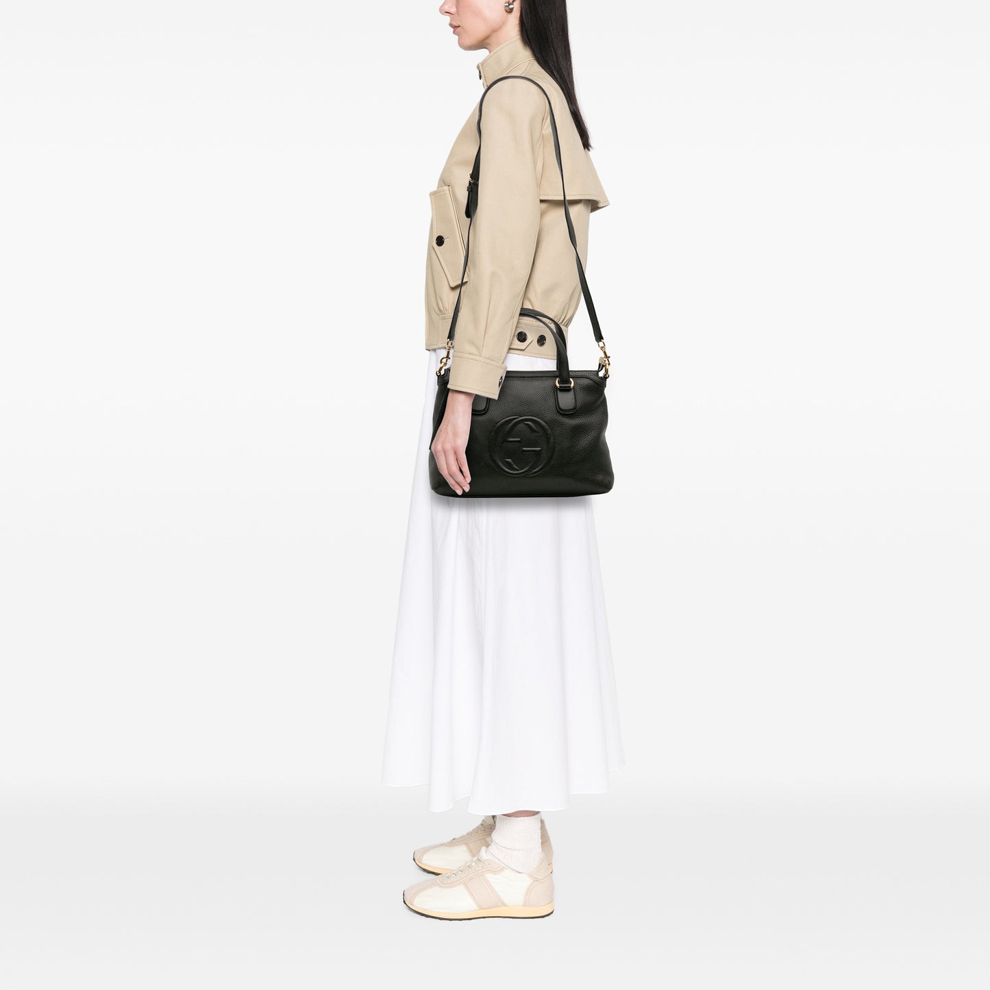 Pre-Owned Gucci Small Leather Soho Working Satchel - G1084