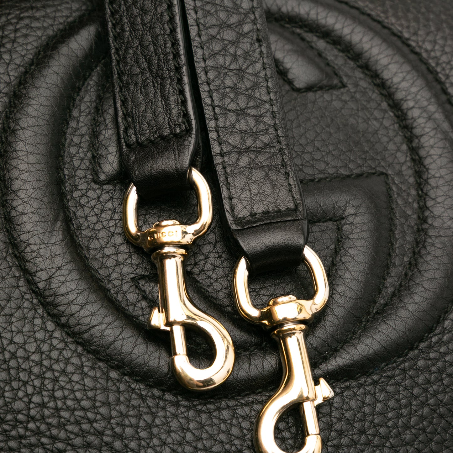 Pre-Owned Gucci Small Leather Soho Working Satchel - G1084