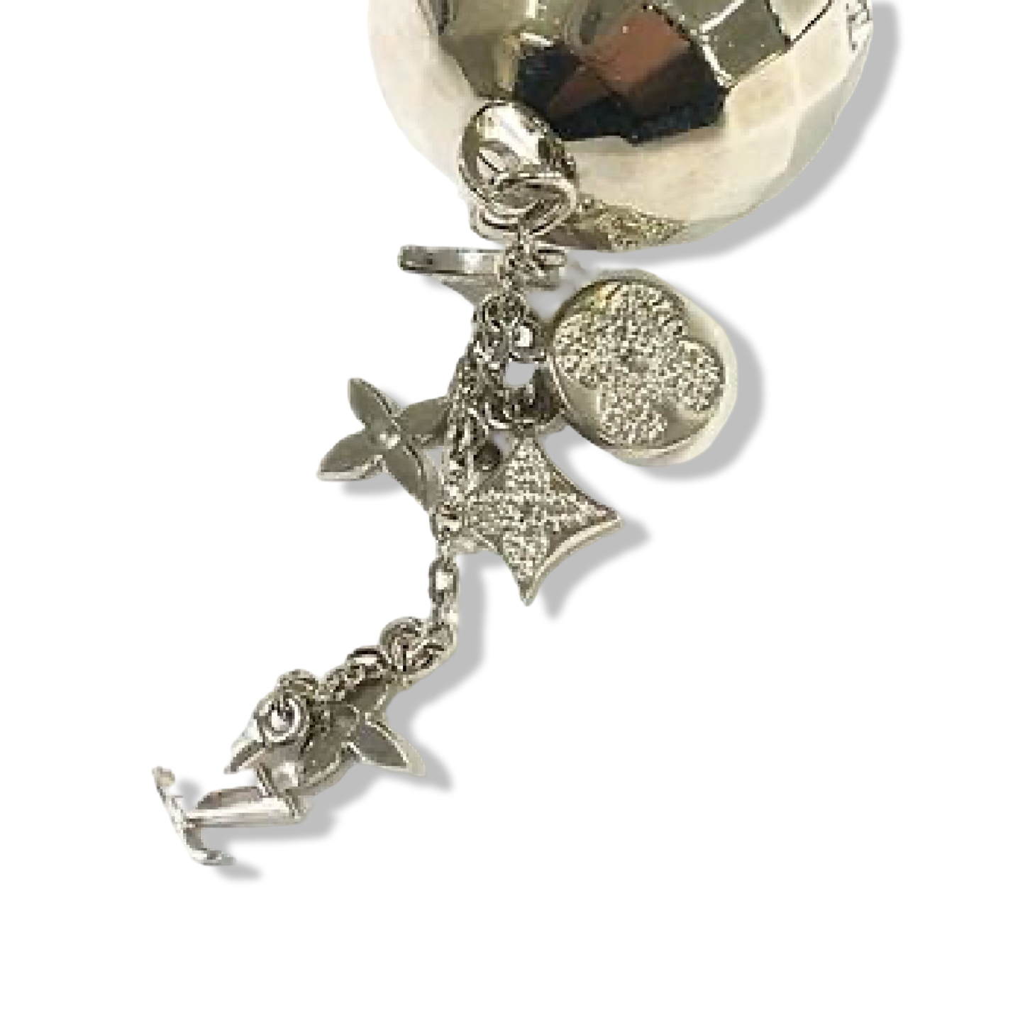 Pre-Owned Louis Vuitton Porte Cles Glitter Mirror Ball Charm - LV1979
