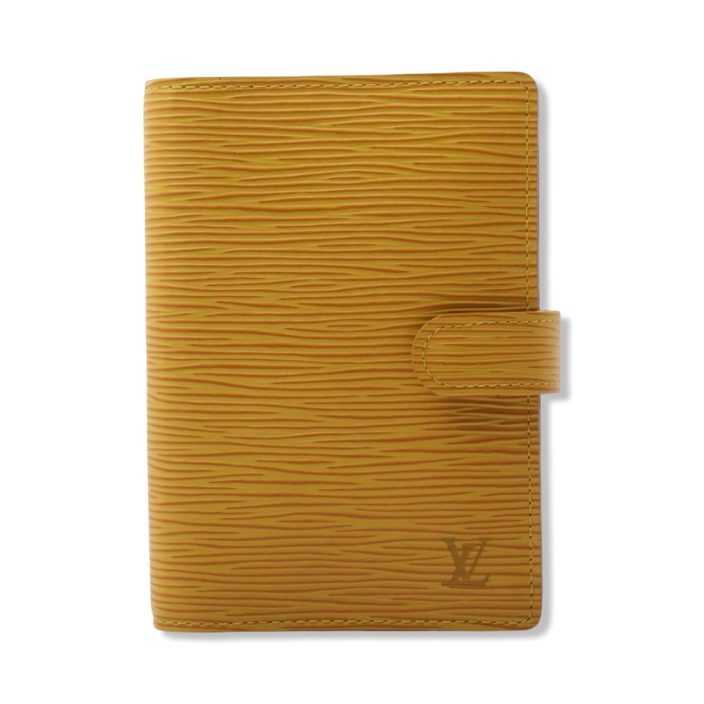 Pre-Owned Louis Vuitton Epi Leather Yellow Small Ring Agenda Cover - LV2024