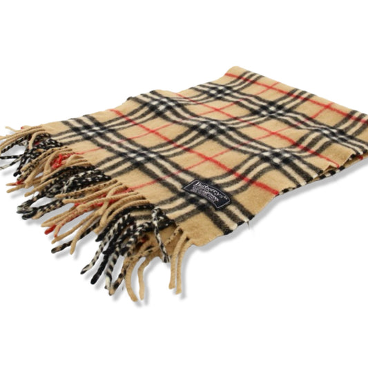 Pre-Owned Burberry House Check Lambswool Scarf - BB1047