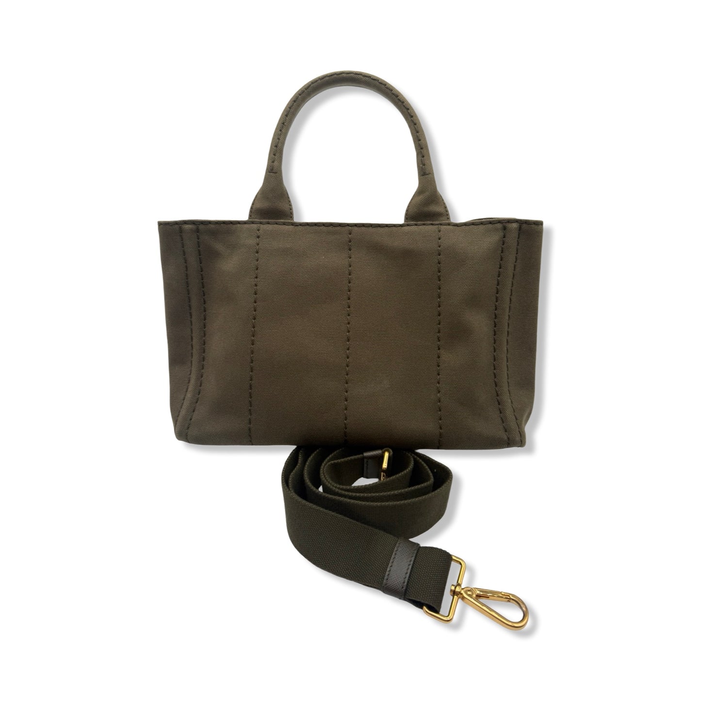 Pre-Owned Prada Canvas Canapa Tote Bag - P1043