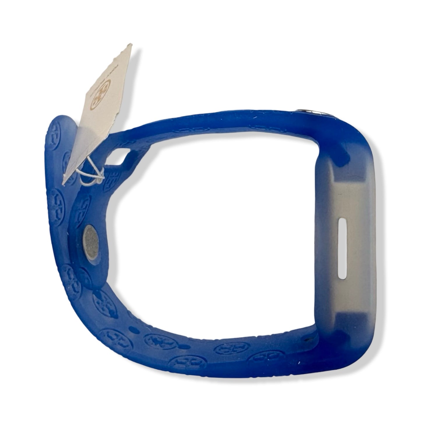 Pre-Owned Tory Burch T Monogram Blue Silicone Band for Apple Watch® - Series 7/8/9 - 41MM