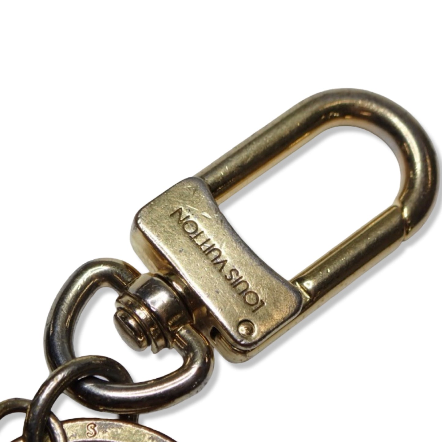 Pre-Owned Louis Vuitton Key Charm - Black and Gold - LV1574