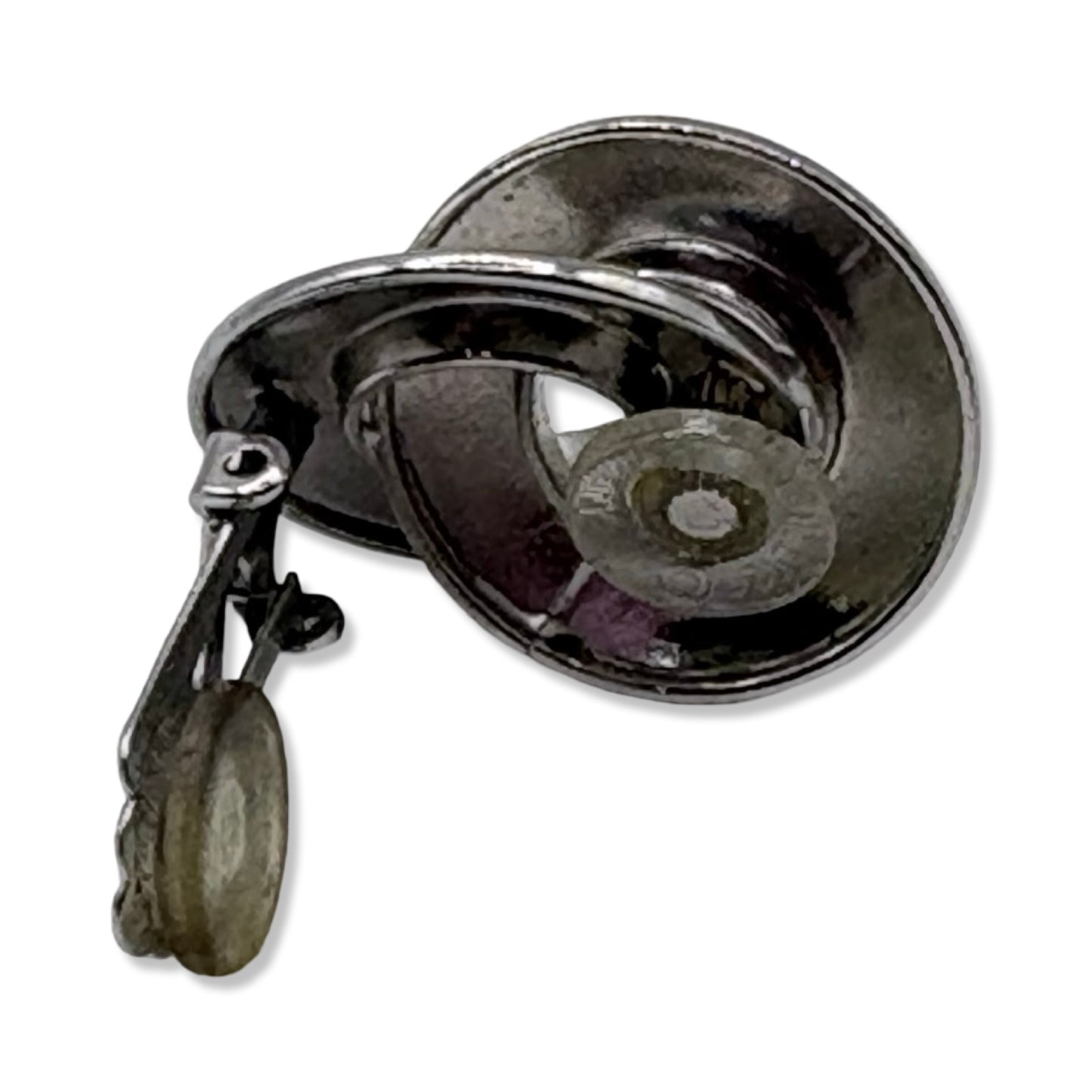 Pre-Owned Christian Dior Silver Clip-On Earrings - DIO1024