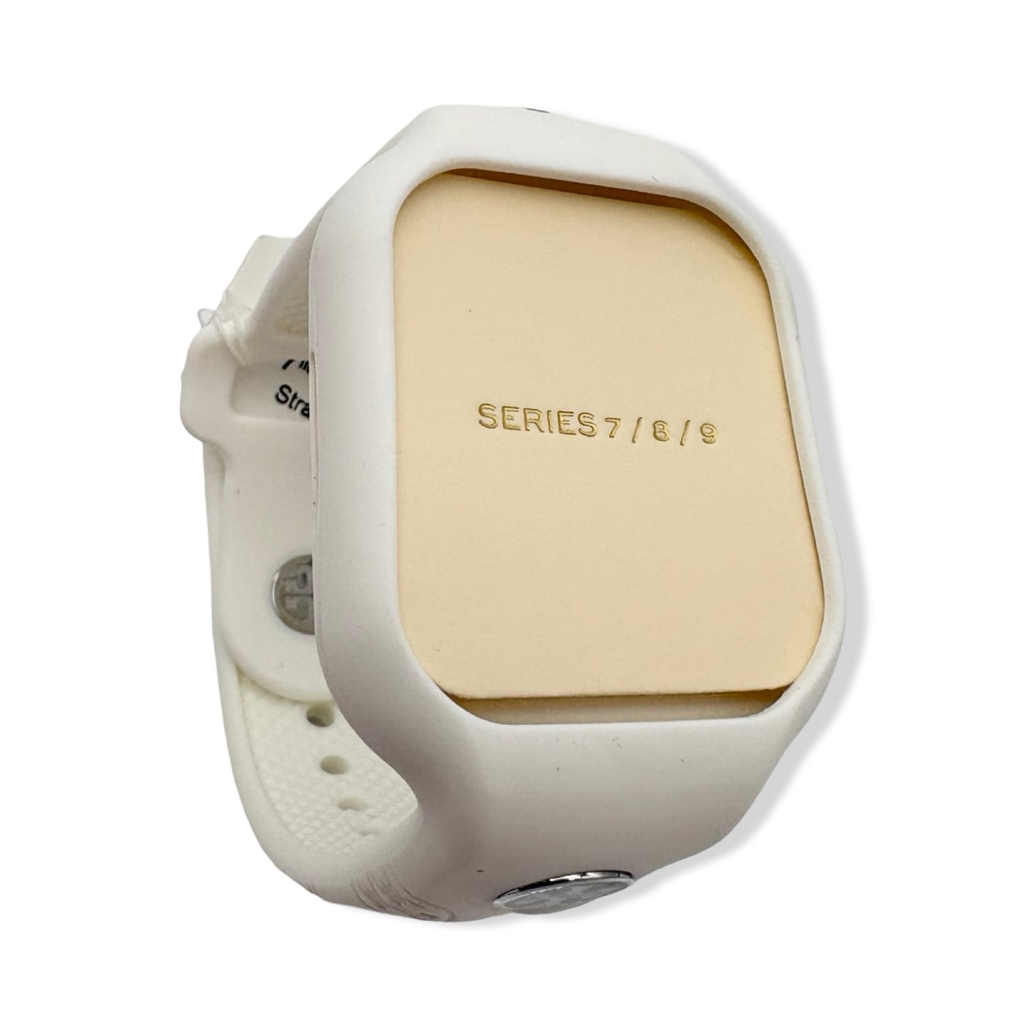 Pre-Owned Tory Burch T Monogram White Silicone Band for Apple Watch® - Series 7/8/9 - 41MM