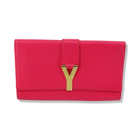 Pre-Owned Yves Saint Laurent Pink Leather Clutch - YSL1009