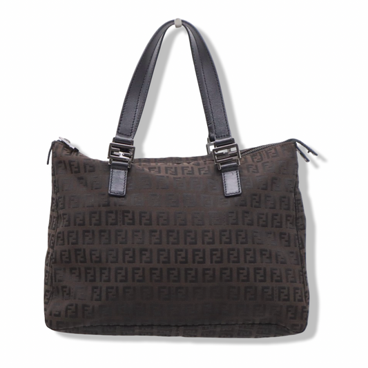 Pre-Owned Fendi Zucca Canvas Top Handle - FEN1033
