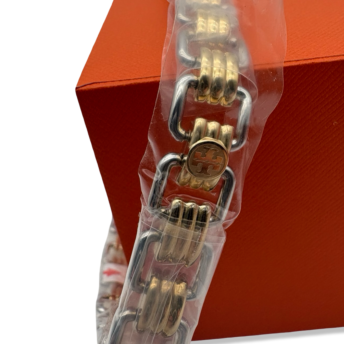 Pre-Owned Tory Burch Women's Eleanor Small Two-Tone Stainless Steel Double Wrap Bracelet Watch (Model: TBW1074) - B0DJ1H5H9C