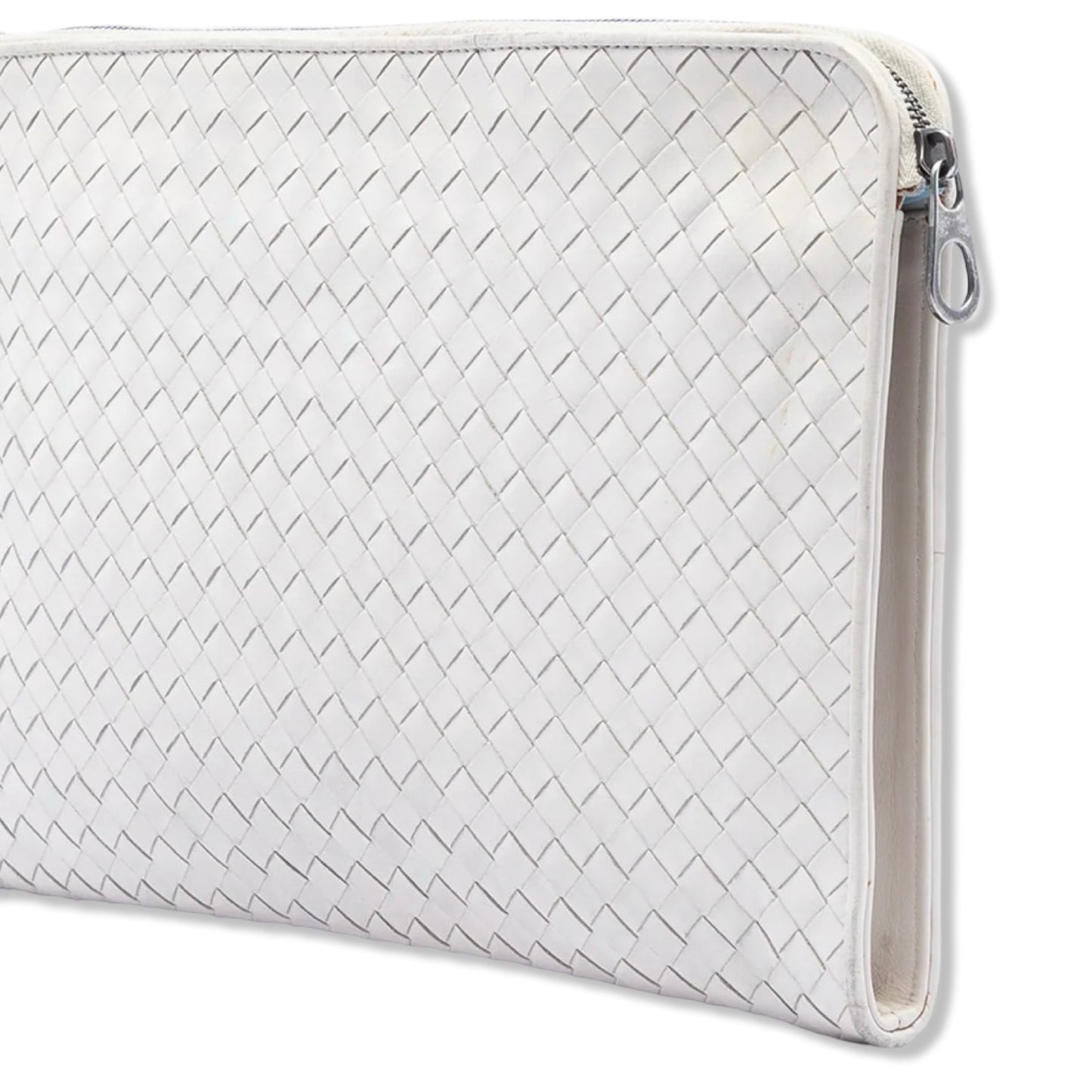Pre-Owned Bottega Veneta Nappa Leather Intercciato Clutch - BV1011