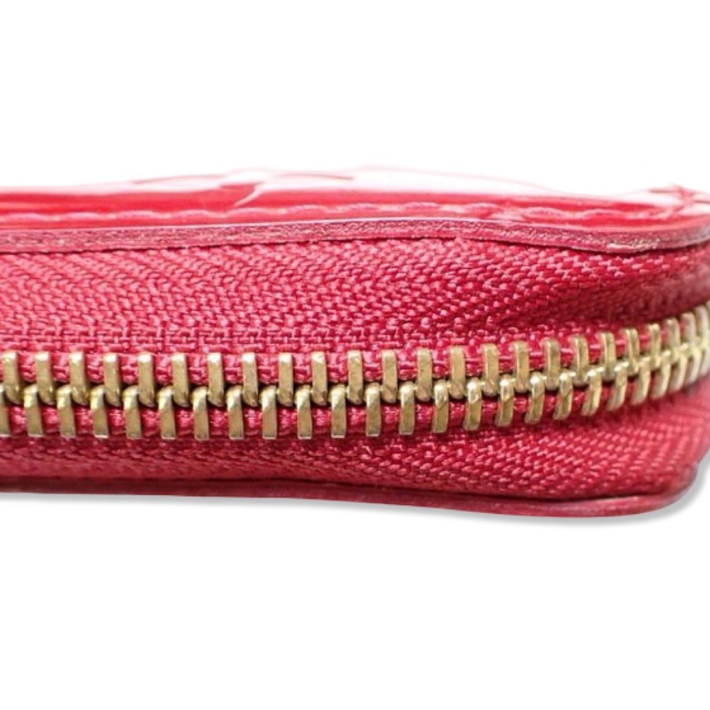 Pre-Owned Louis Vuitton Red Vernis Zippy Wallet - LV1318