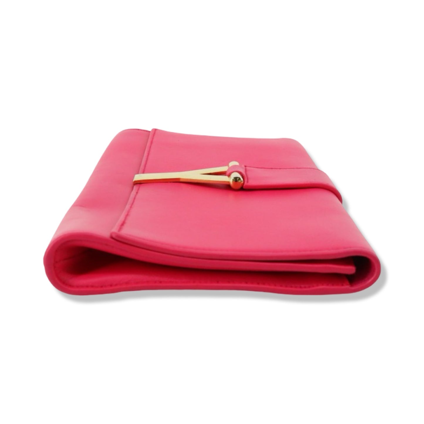 Pre-Owned Yves Saint Laurent Pink Leather Clutch - YSL1009