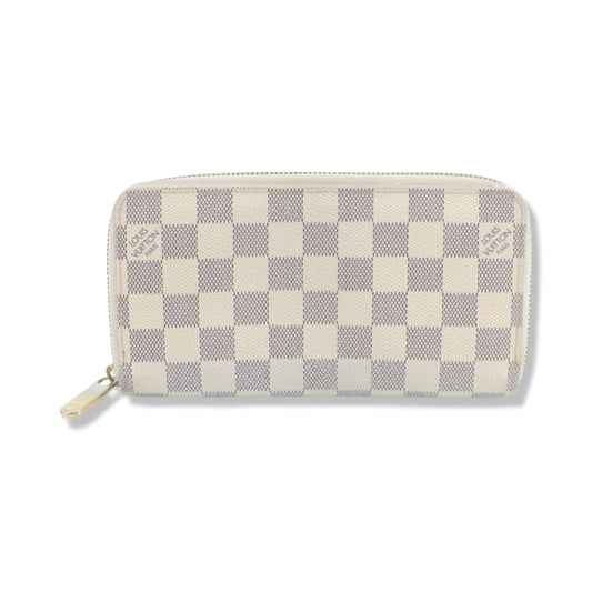 Pre-Owned Louis Vuitton Damier Azur Canvas Zippy Wallet - LV1592